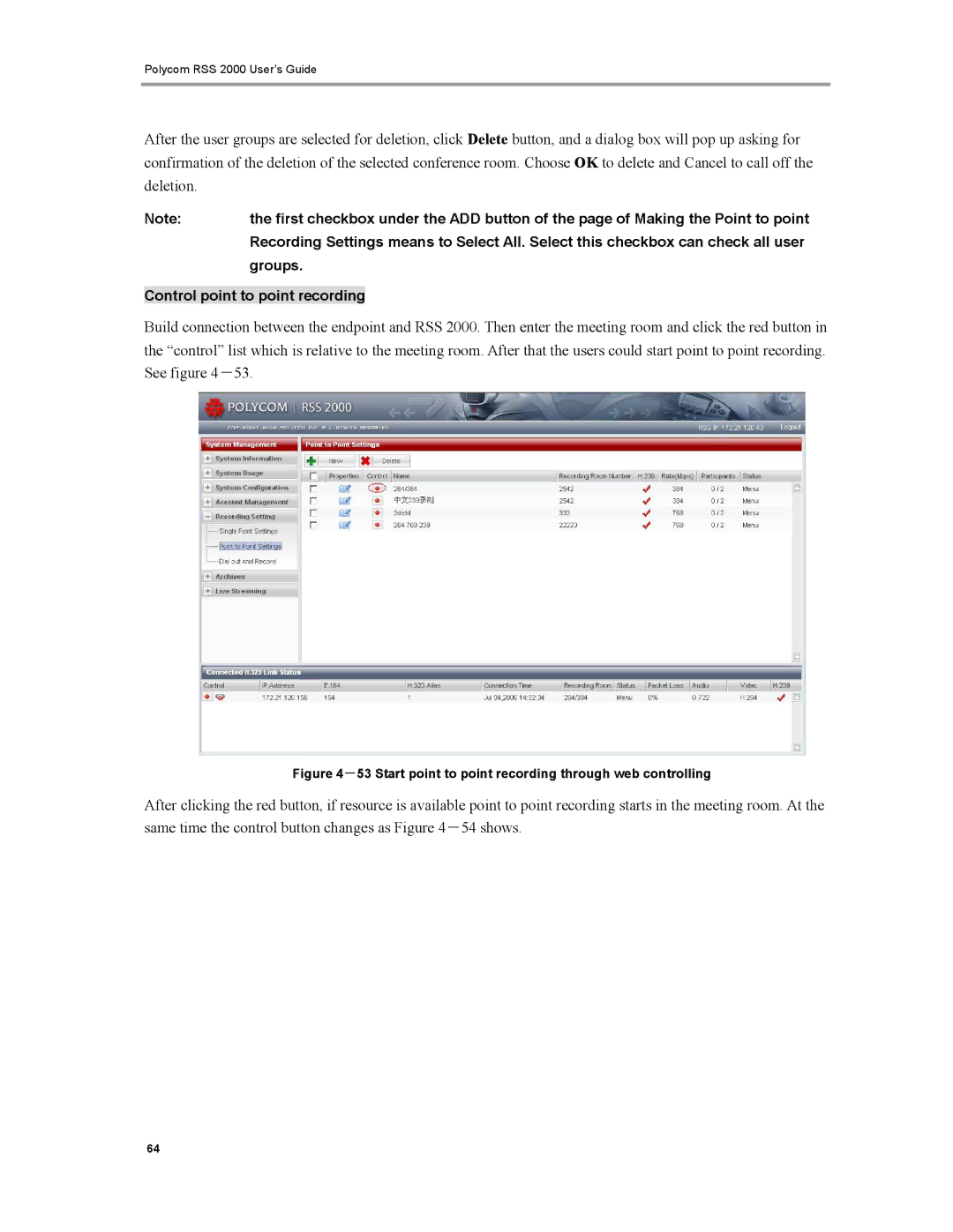 Polycom RSS 2000 manual Groups 