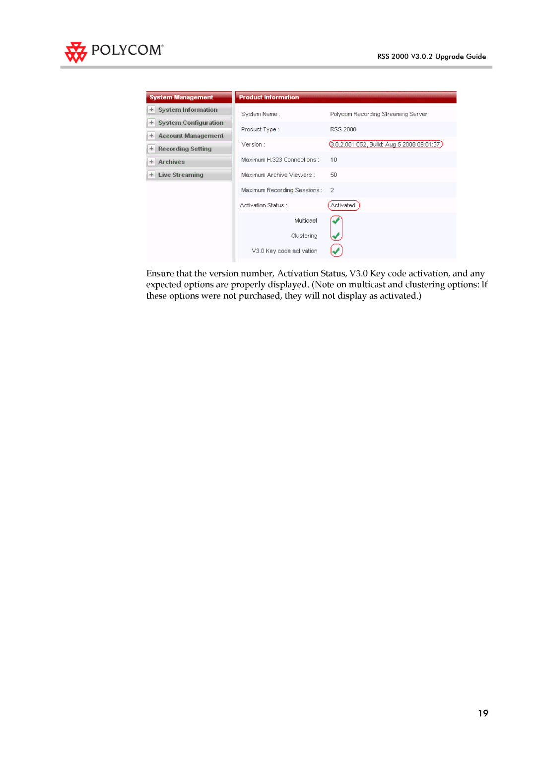 Polycom manual RSS 2000 V3.0.2 Upgrade Guide 