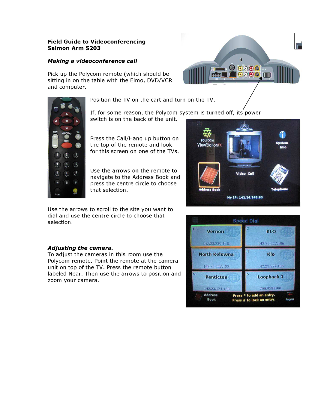 Polycom S203 manual 