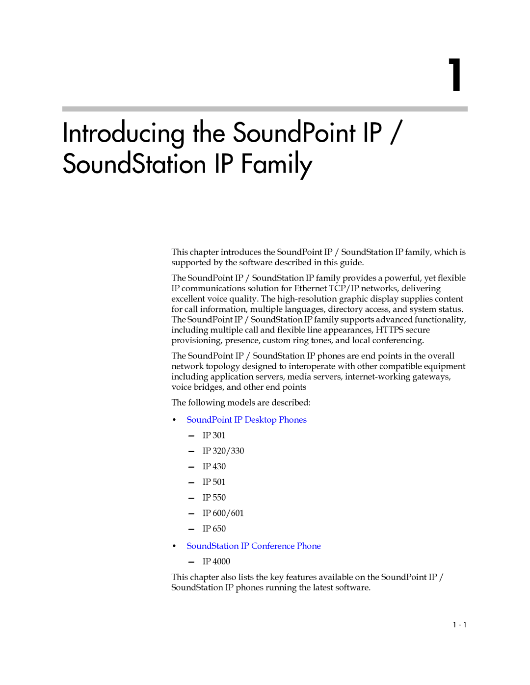 Polycom SIP 2.2.0 manual SoundPoint IP Desktop Phones, IP 320/330 IP 600/601, SoundStation IP Conference Phone 