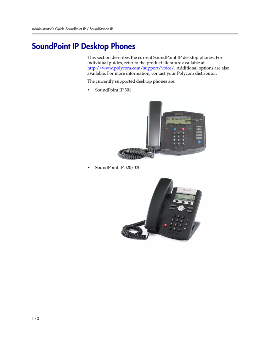 Polycom SIP 2.2.0 manual SoundPoint IP Desktop Phones 