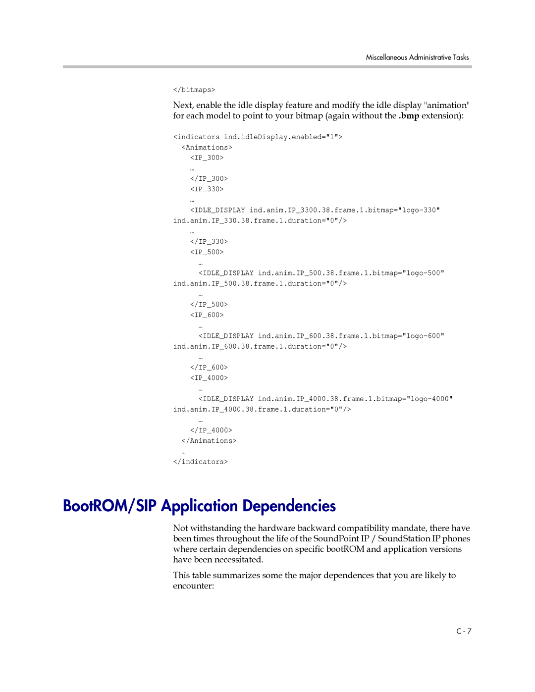 Polycom SIP 2.2.0 manual BootROM/SIP Application Dependencies 