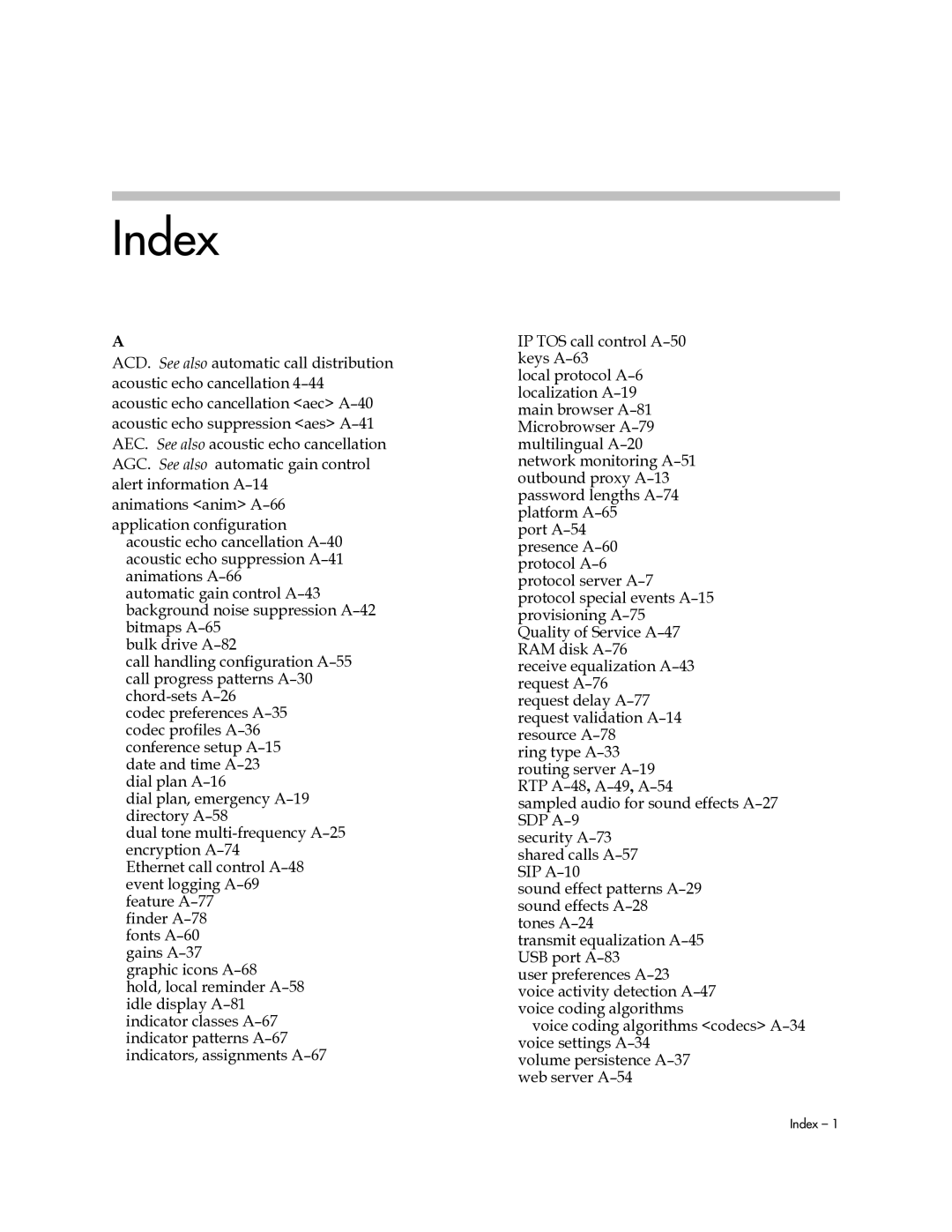 Polycom SIP 2.2.0 manual Index 