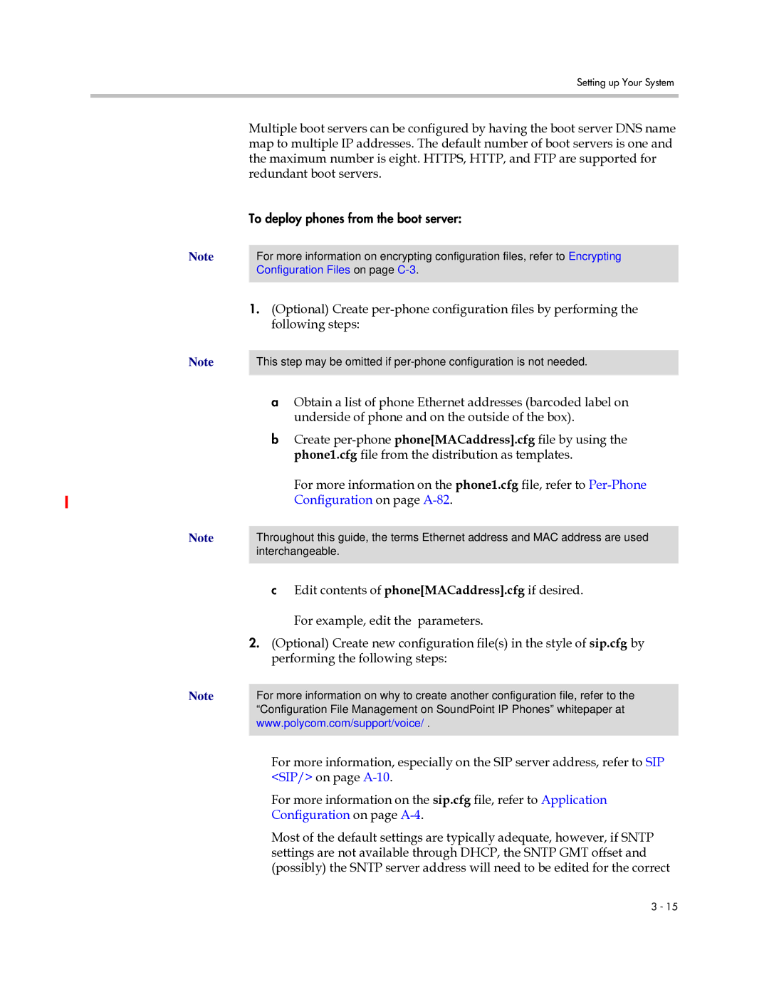 Polycom SIP 2.2.0 manual SIP/ on page A-10, Configuration on page A-4 