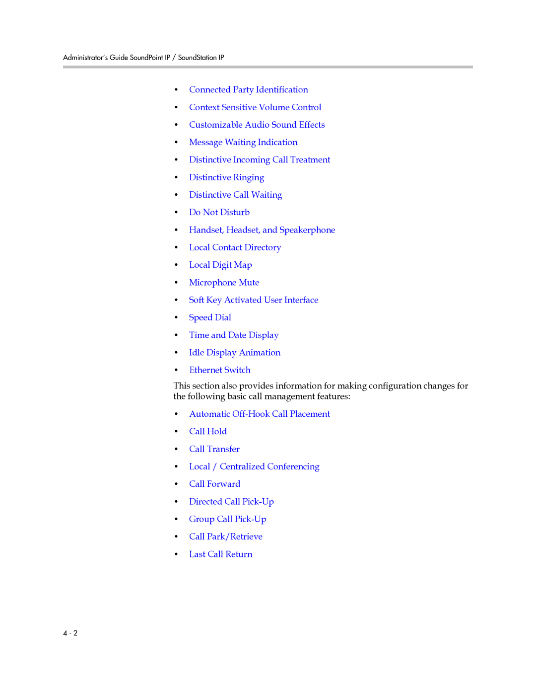 Polycom SIP 2.2.0 manual Administrator’s Guide SoundPoint IP / SoundStation IP 