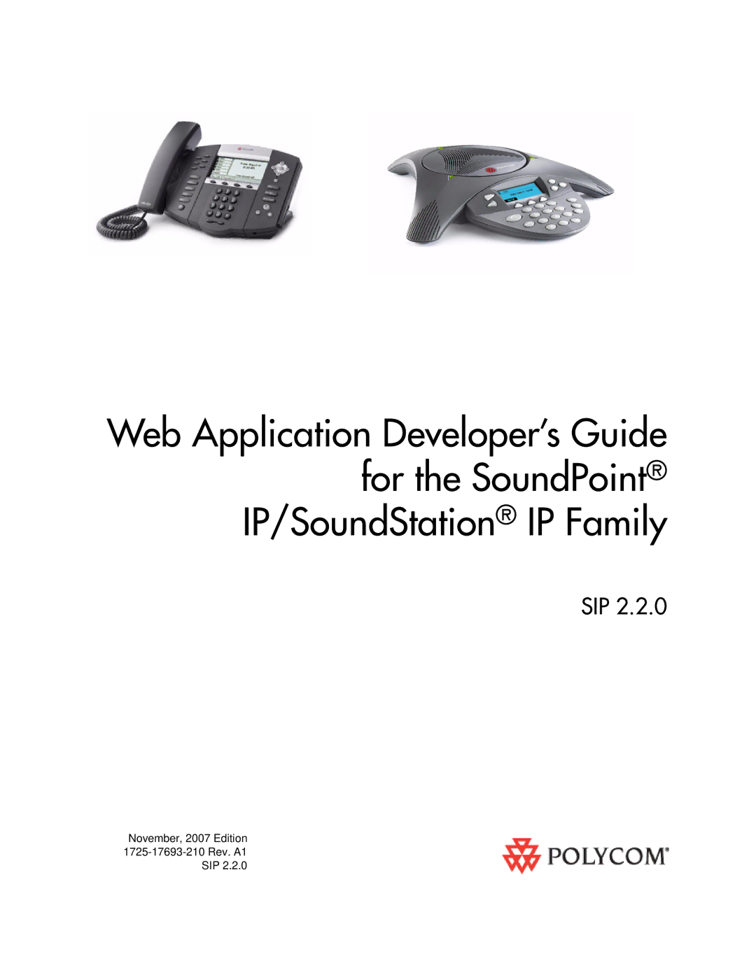 Polycom SIP 2.2.0 manual Sip 