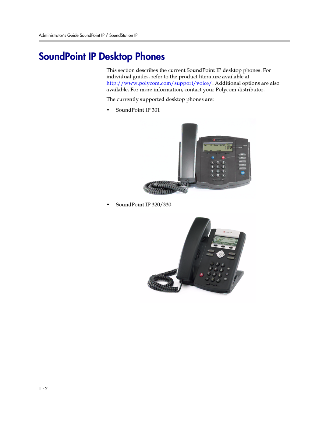 Polycom SIP 2.2.2 manual SoundPoint IP Desktop Phones 