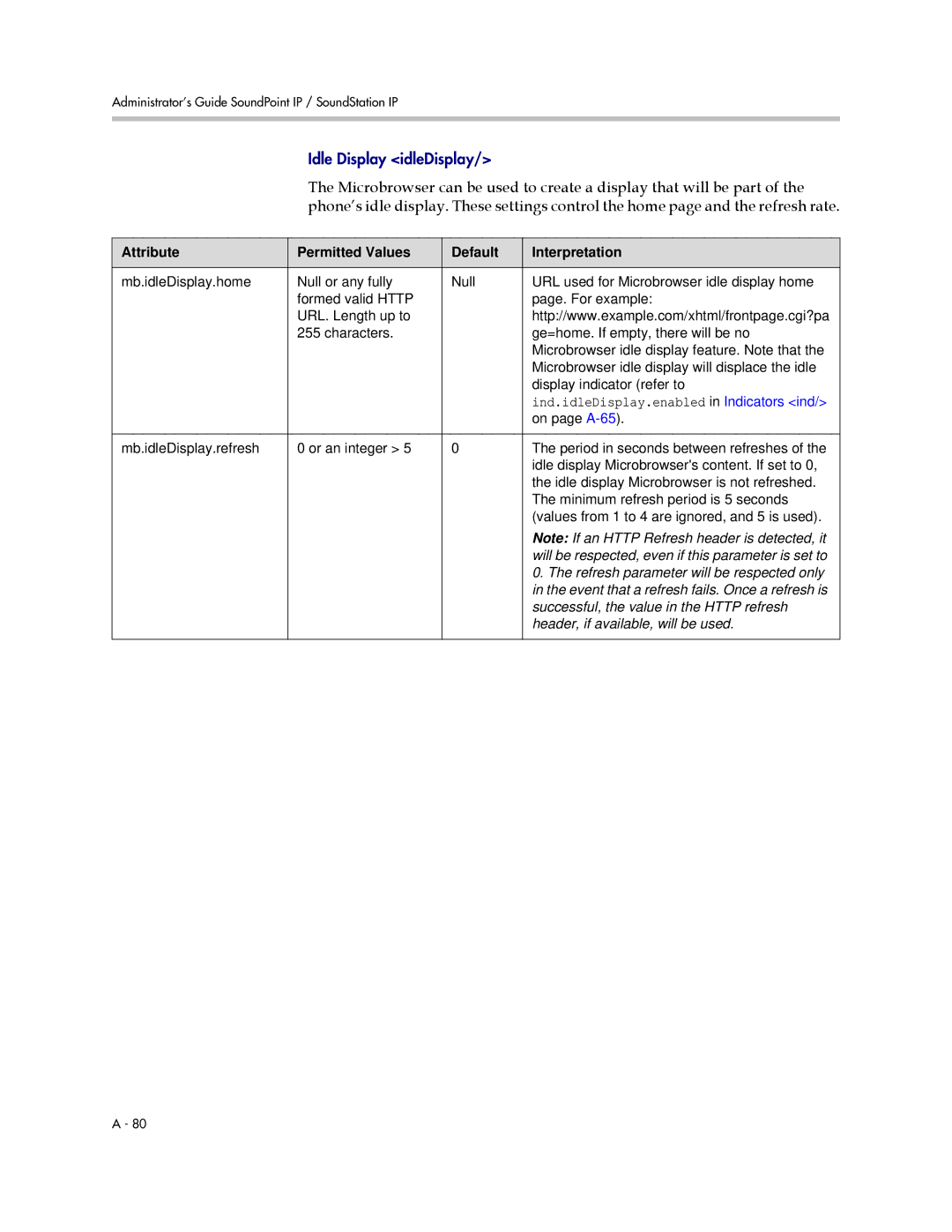 Polycom SIP 2.2.2 manual Will be respected, even if this parameter is set to, Refresh parameter will be respected only 