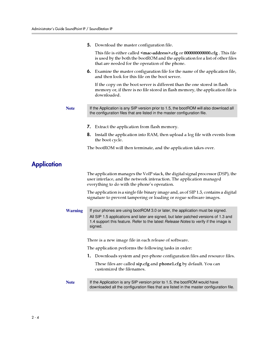 Polycom SIP 2.2.2 manual Application 