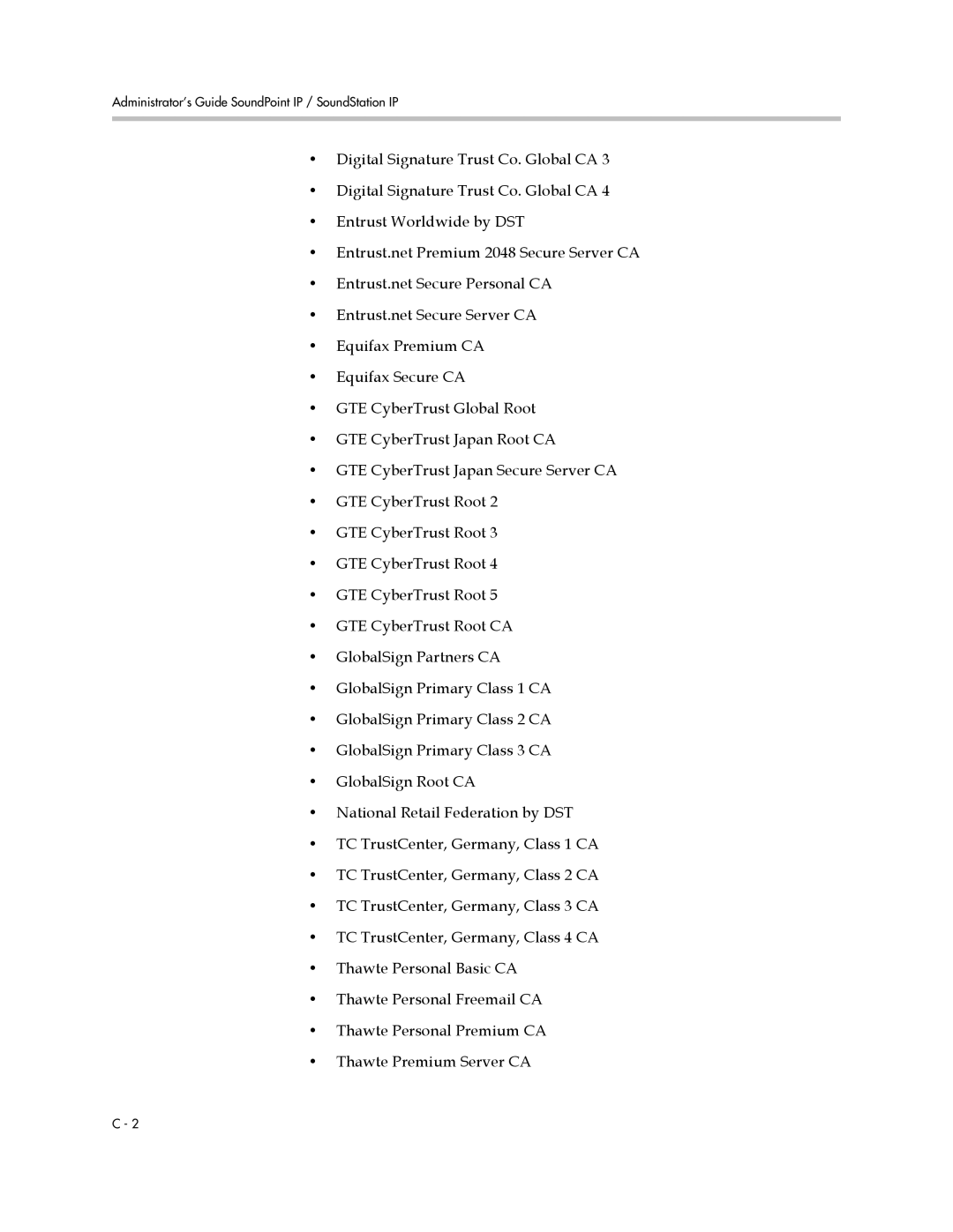 Polycom SIP 2.2.2 manual Administrator’s Guide SoundPoint IP / SoundStation IP 