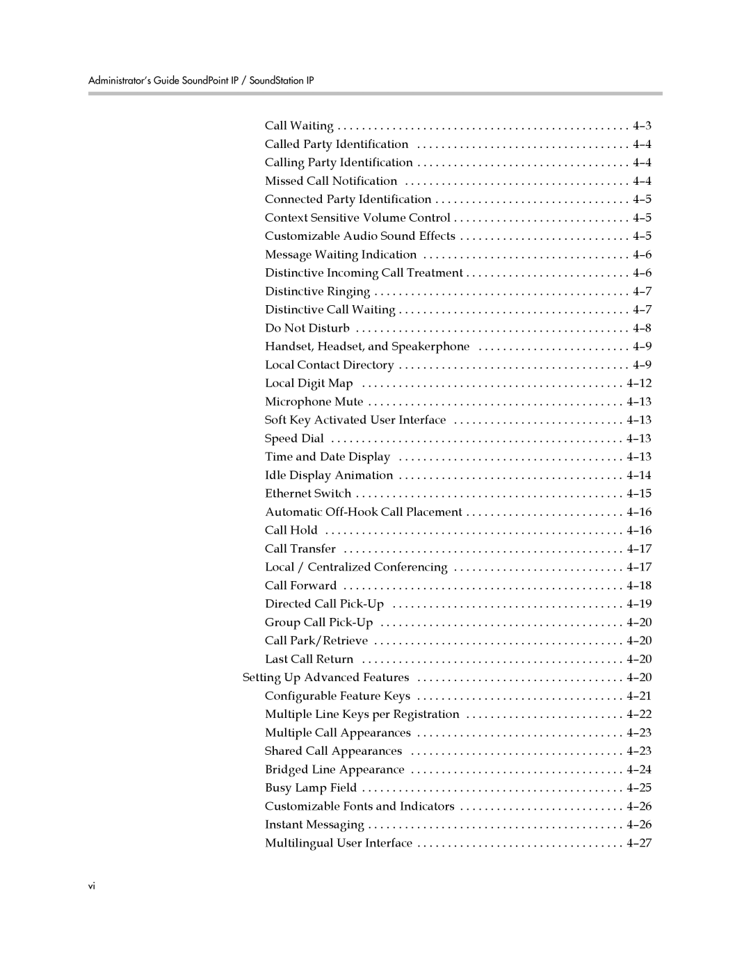 Polycom SIP 2.2.2 manual Administrator’s Guide SoundPoint IP / SoundStation IP 