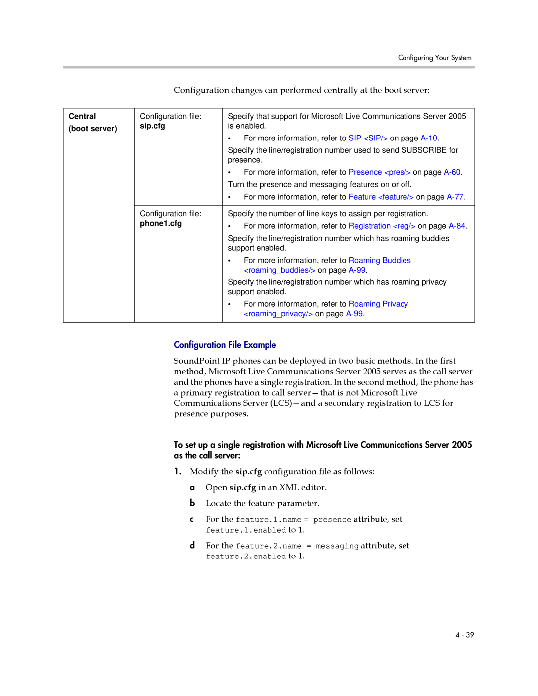 Polycom SIP 2.2.2 manual Configuration File Example 