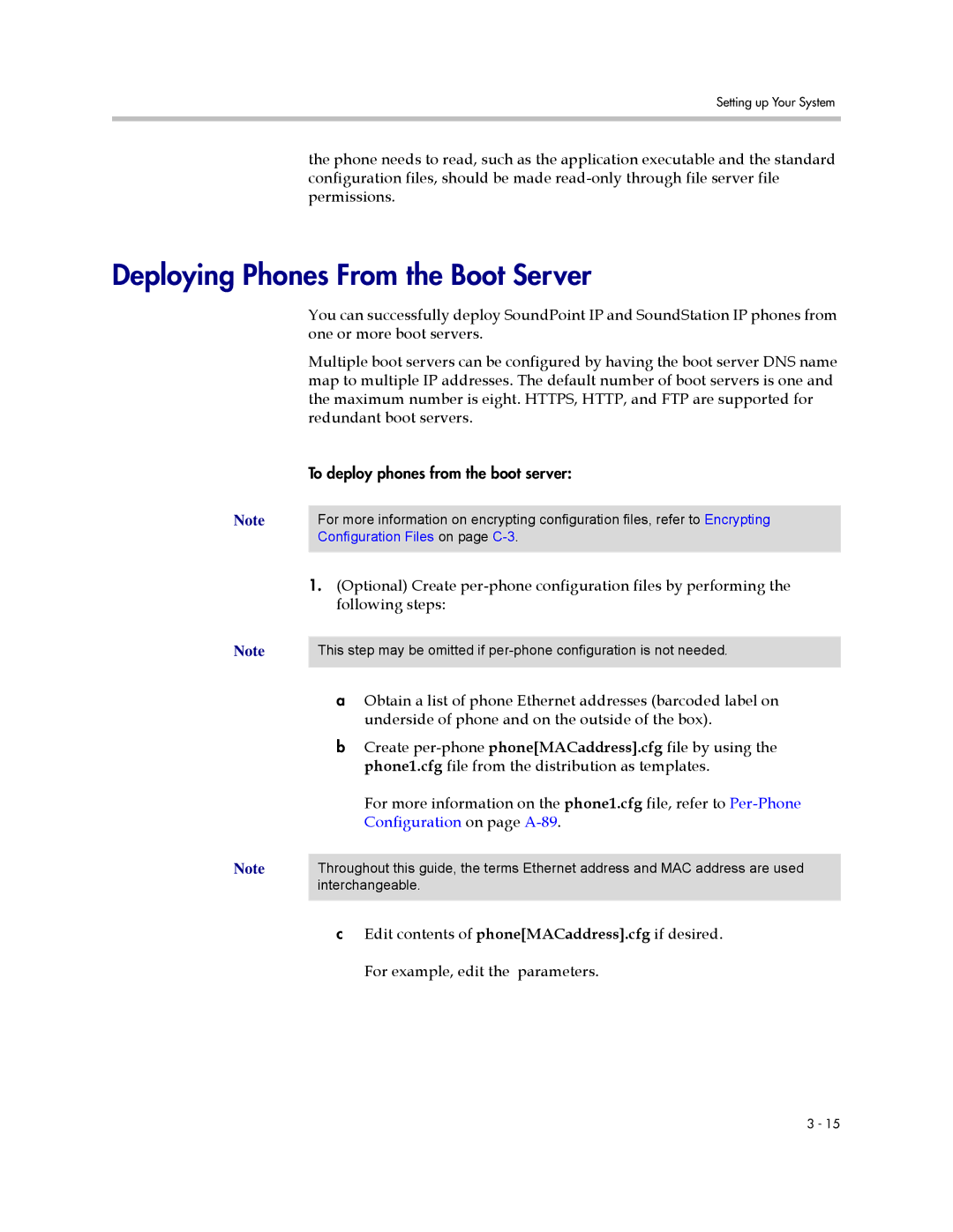 Polycom SIP 3.0.2 manual Deploying Phones From the Boot Server, To deploy phones from the boot server 