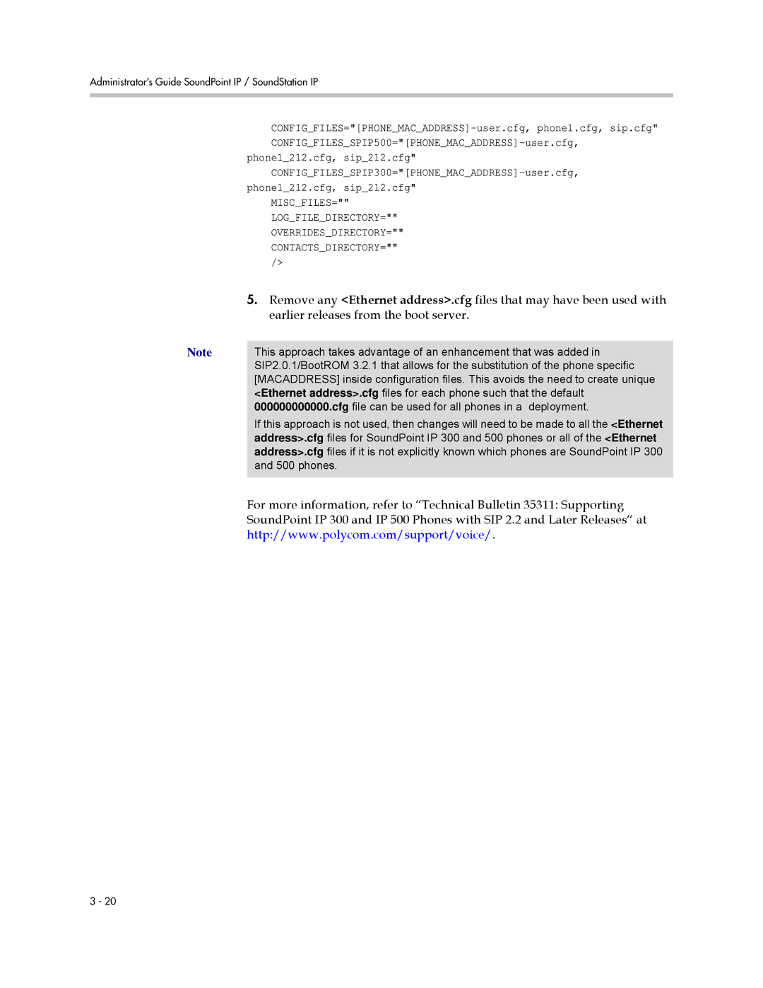 Polycom SIP 3.0.2 manual Earlier releases from the boot server, Phone1212.cfg, sip212.cfg 