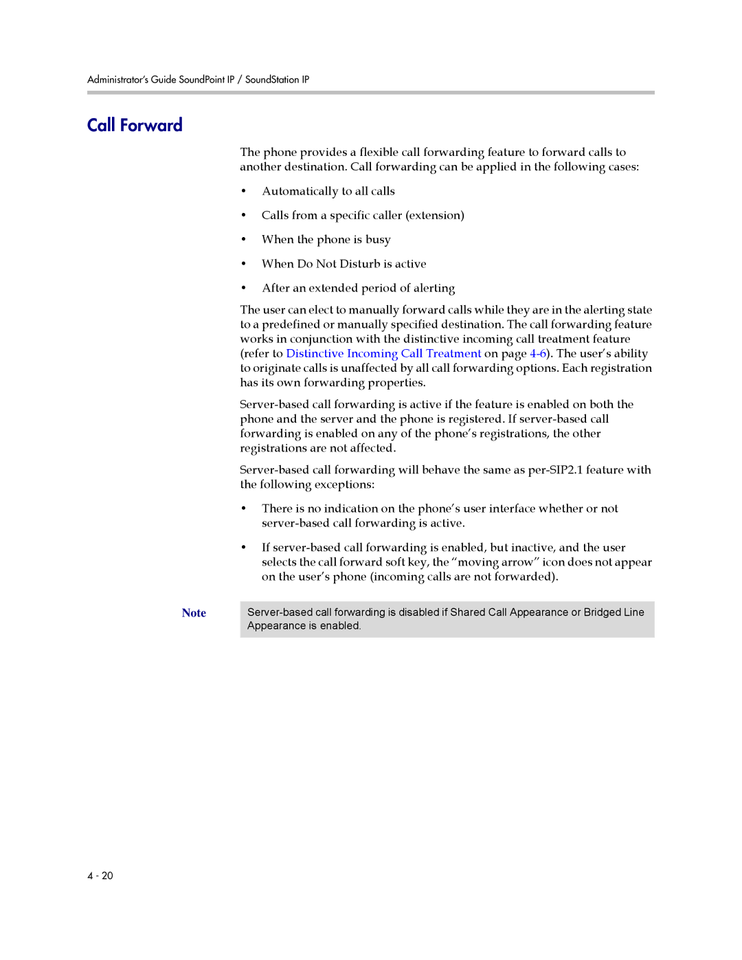 Polycom SIP 3.0.2 manual Call Forward 