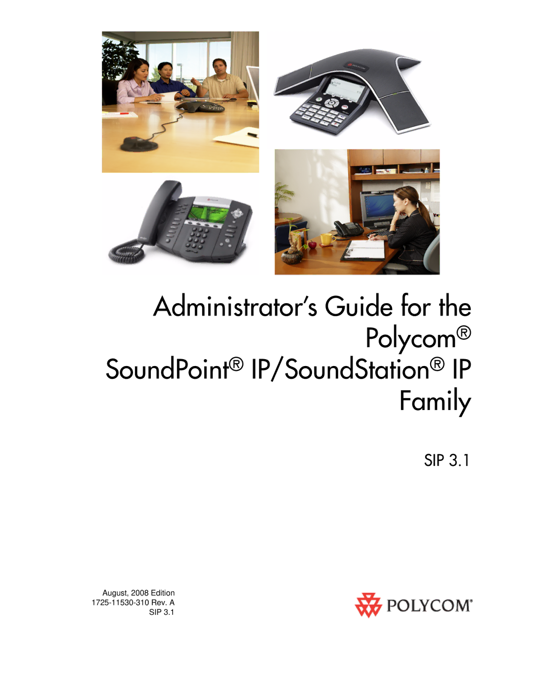 Polycom SIP 3.1 manual Sip 