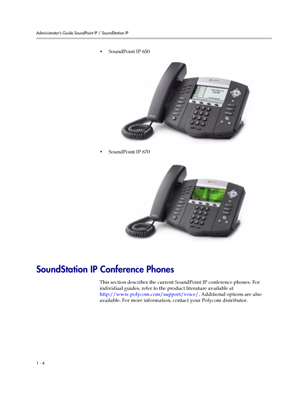 Polycom SIP 3.1 manual SoundStation IP Conference Phones 