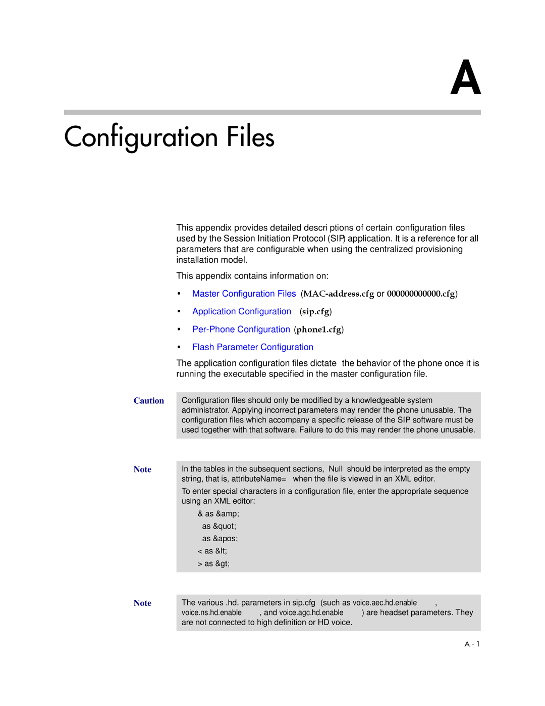 Polycom SIP 3.1 manual Configuration Files 