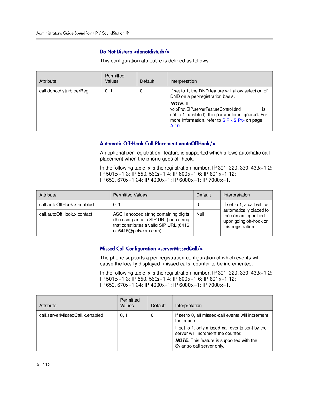 Polycom SIP 3.1 manual Set to 1 enabled, this parameter is ignored. For, More information, refer to SIP SIP/ on 