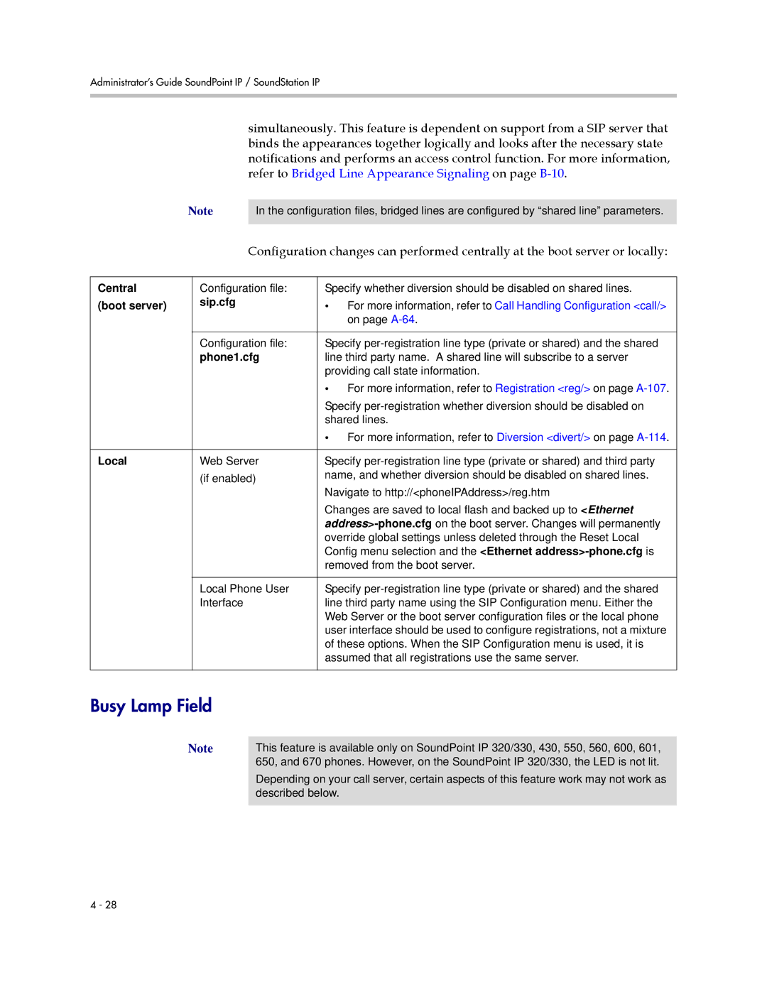 Polycom SIP 3.1 manual Busy Lamp Field 