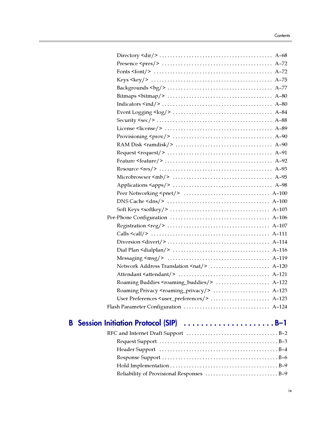 Polycom SIP 3.1 manual Contents 