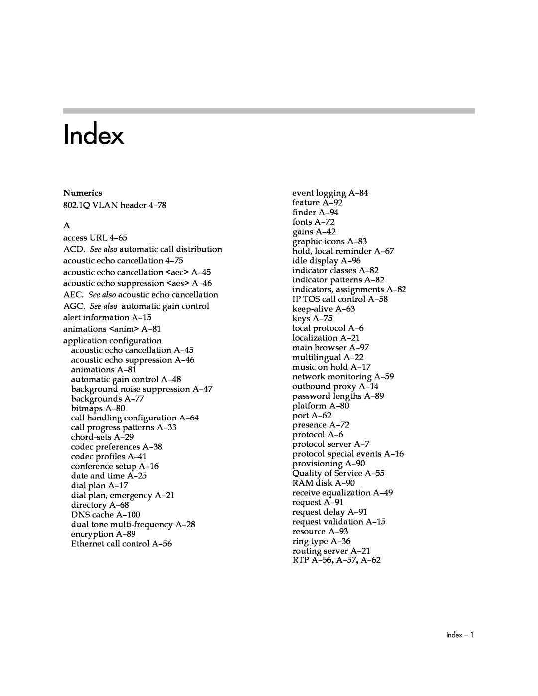 Polycom SIP 3.1 manual Index, Numerics 