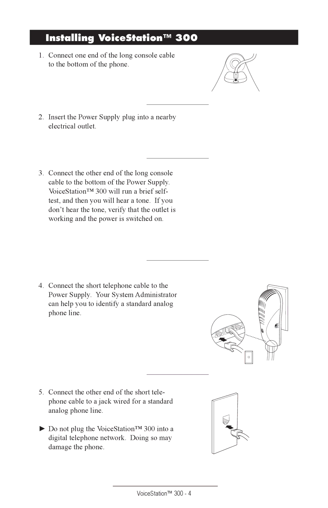 Polycom TM300 manual Installing VoiceStation 