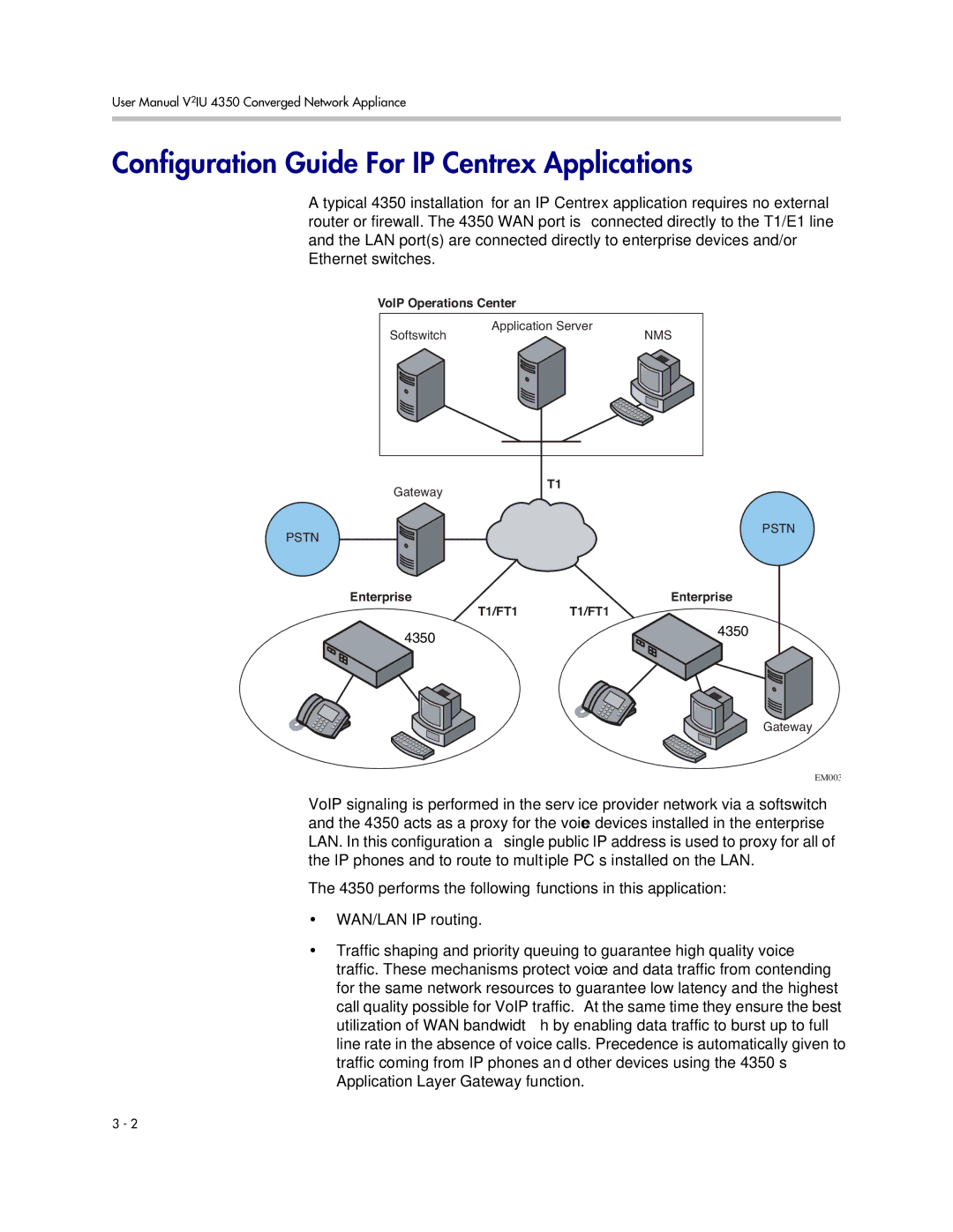 Polycom V2IU 4350 user manual Configuration Guide For IP Centrex Applications 