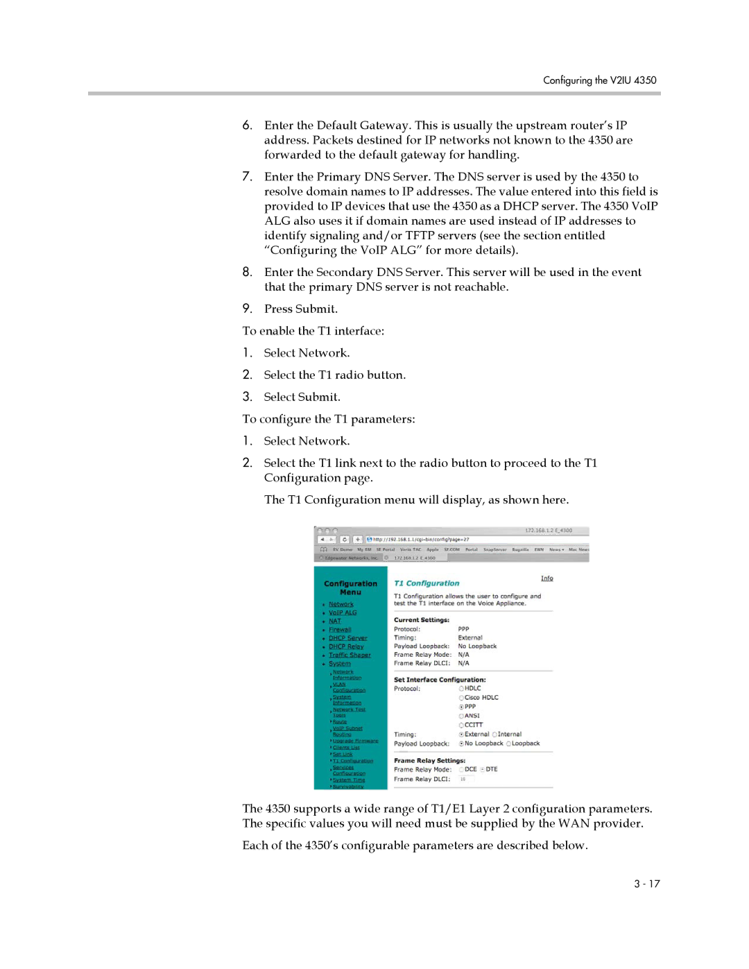 Polycom V2IU 4350 user manual Configuring the V2IU 