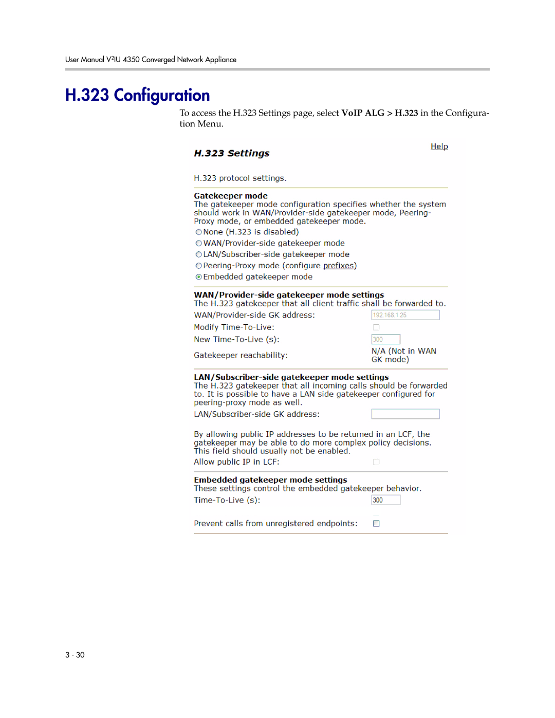 Polycom V2IU 4350 user manual Configuration 