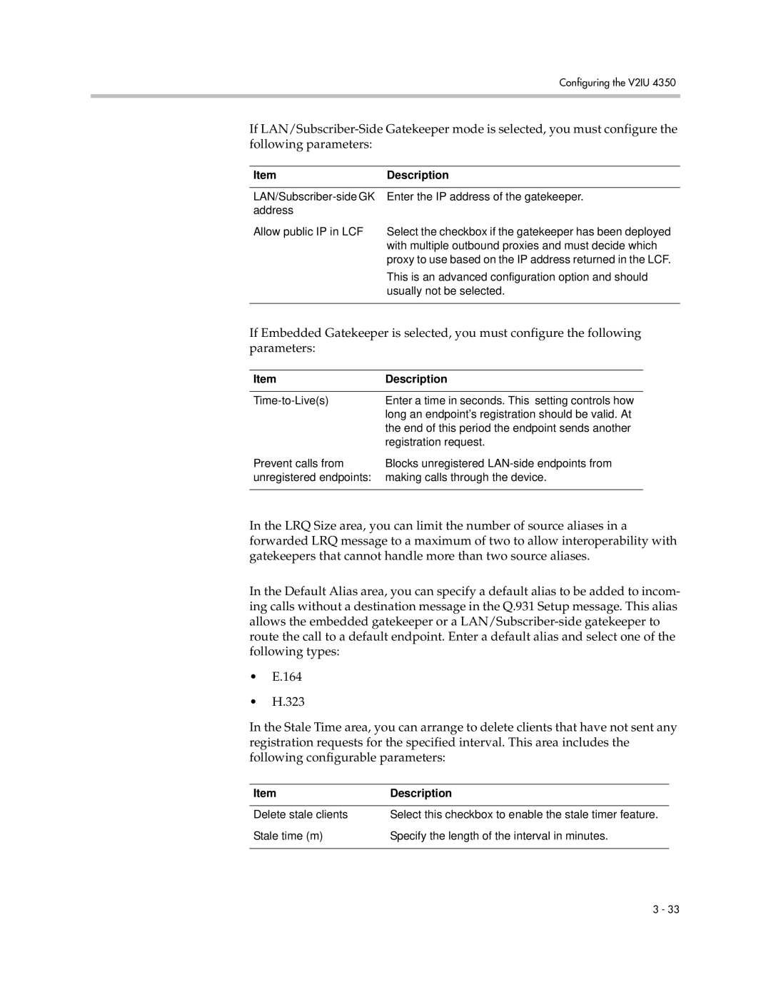 Polycom V2IU 4350 user manual This is an advanced configuration option and should 