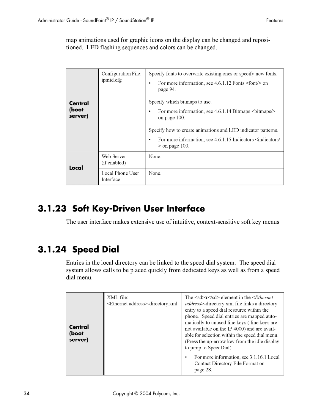 Polycom Version 1.4.x 17 manual Soft Key-Driven User Interface, Speed Dial 