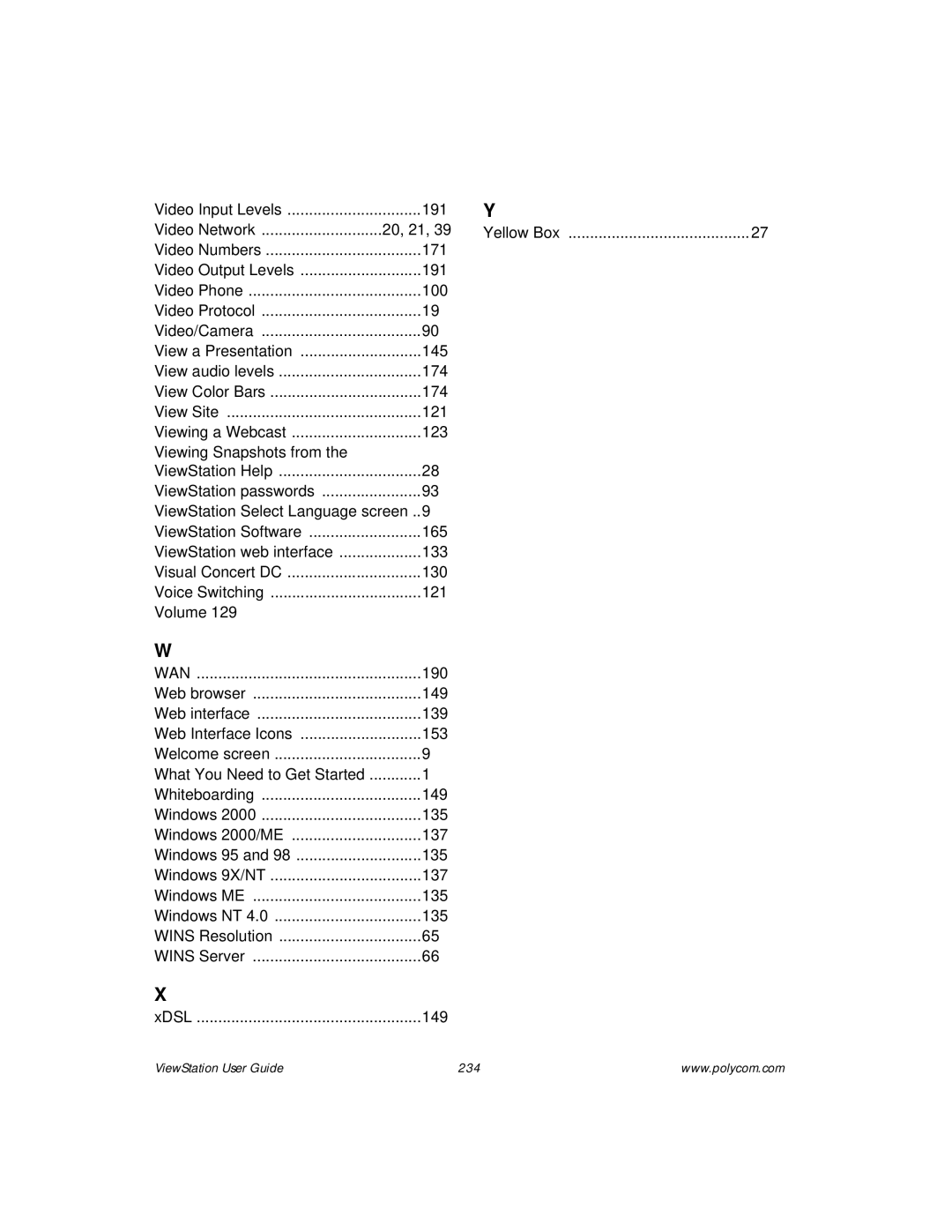 Polycom ViewStation manual 20, 21 