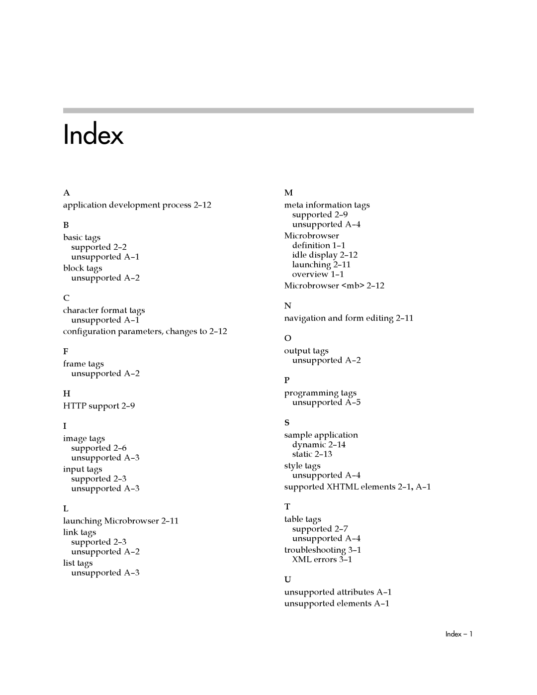 Polycom VR-6000 manual Index 