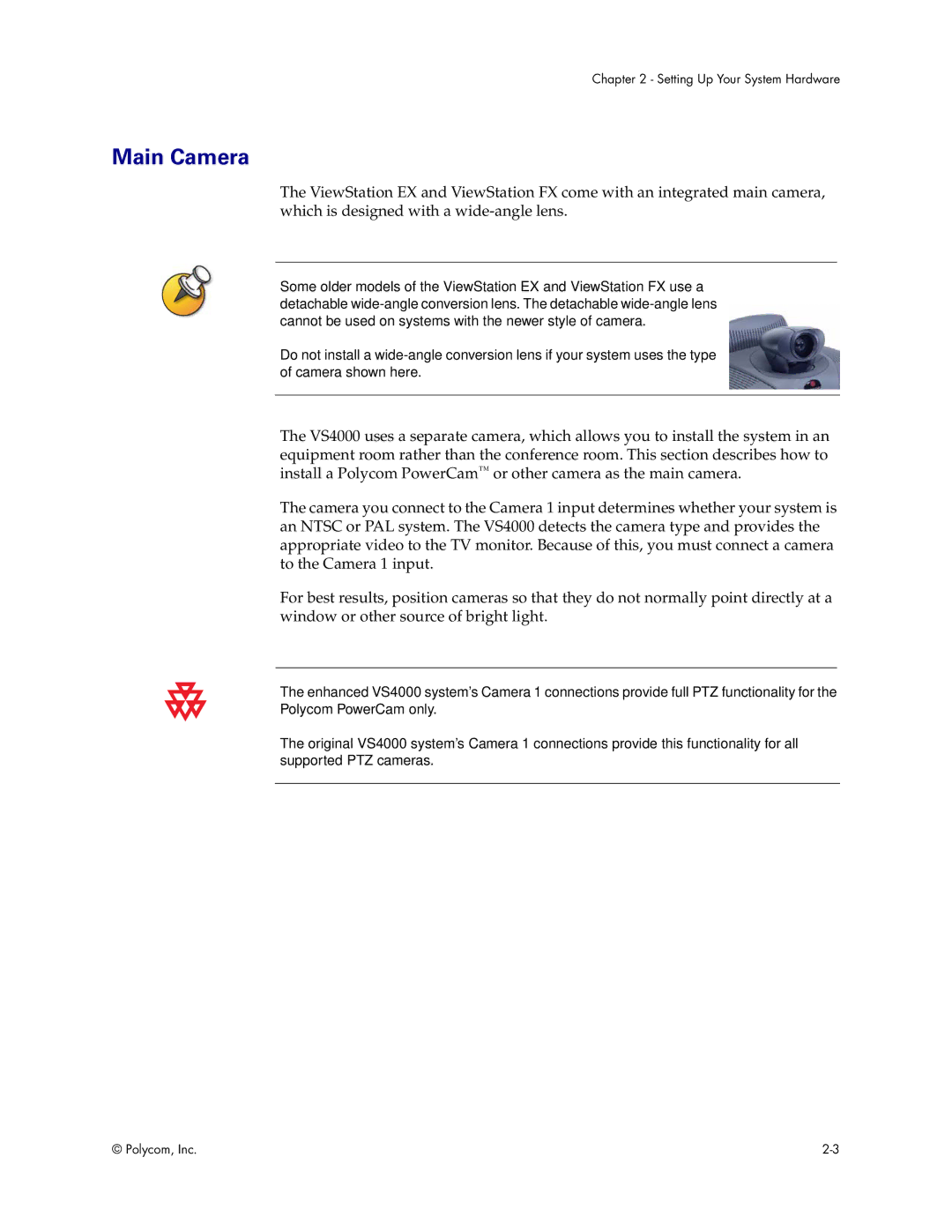 Polycom VS4000 manual Setting Up Your System Hardware 