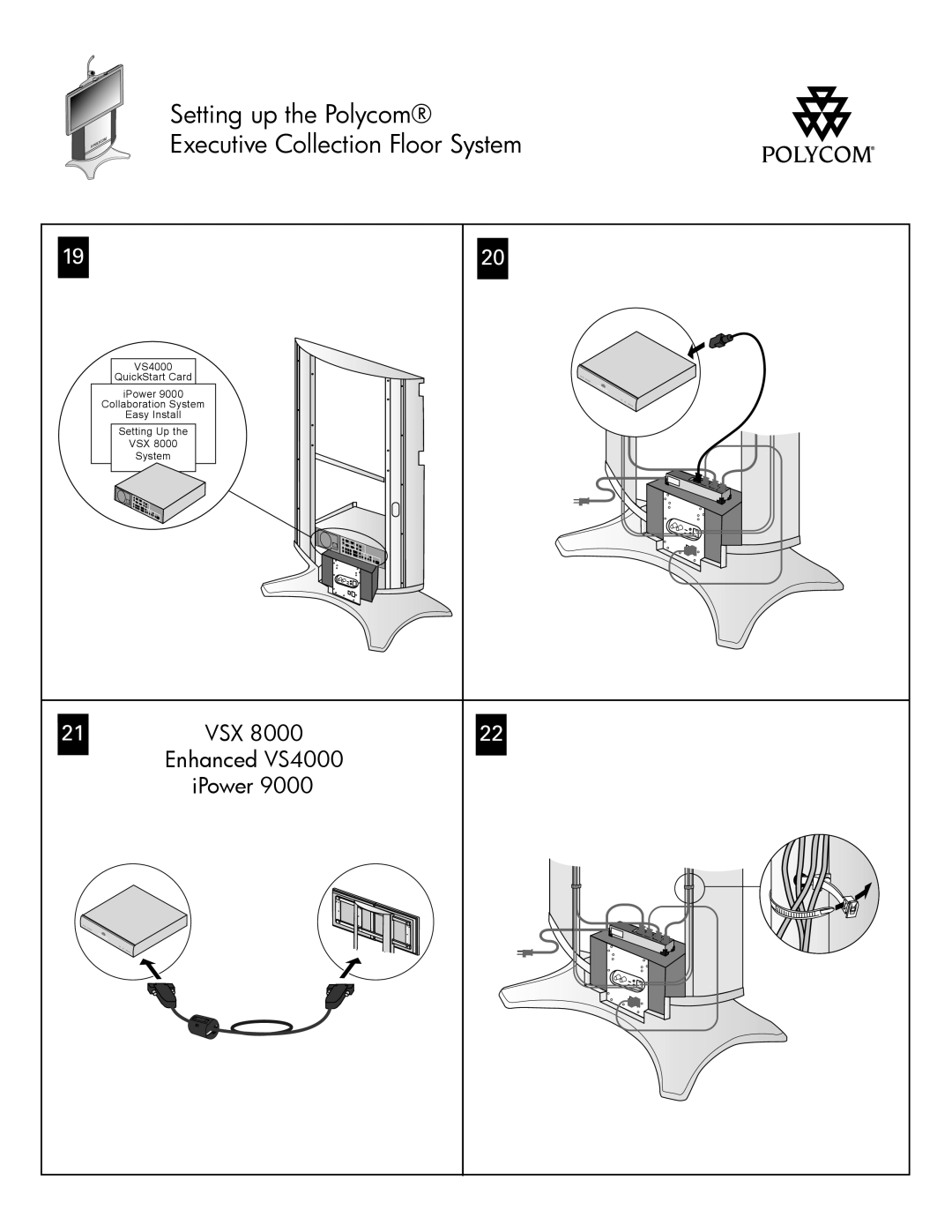 Polycom VSX 8000, ENHANCED VS4000, IPOWER 9000 manual VSX Enhanced VS4000 IPower 