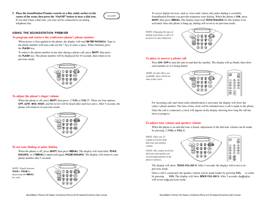 Polycom Wireless Microphone System installation instructions To program and retrieve the conference phone’s phone number 