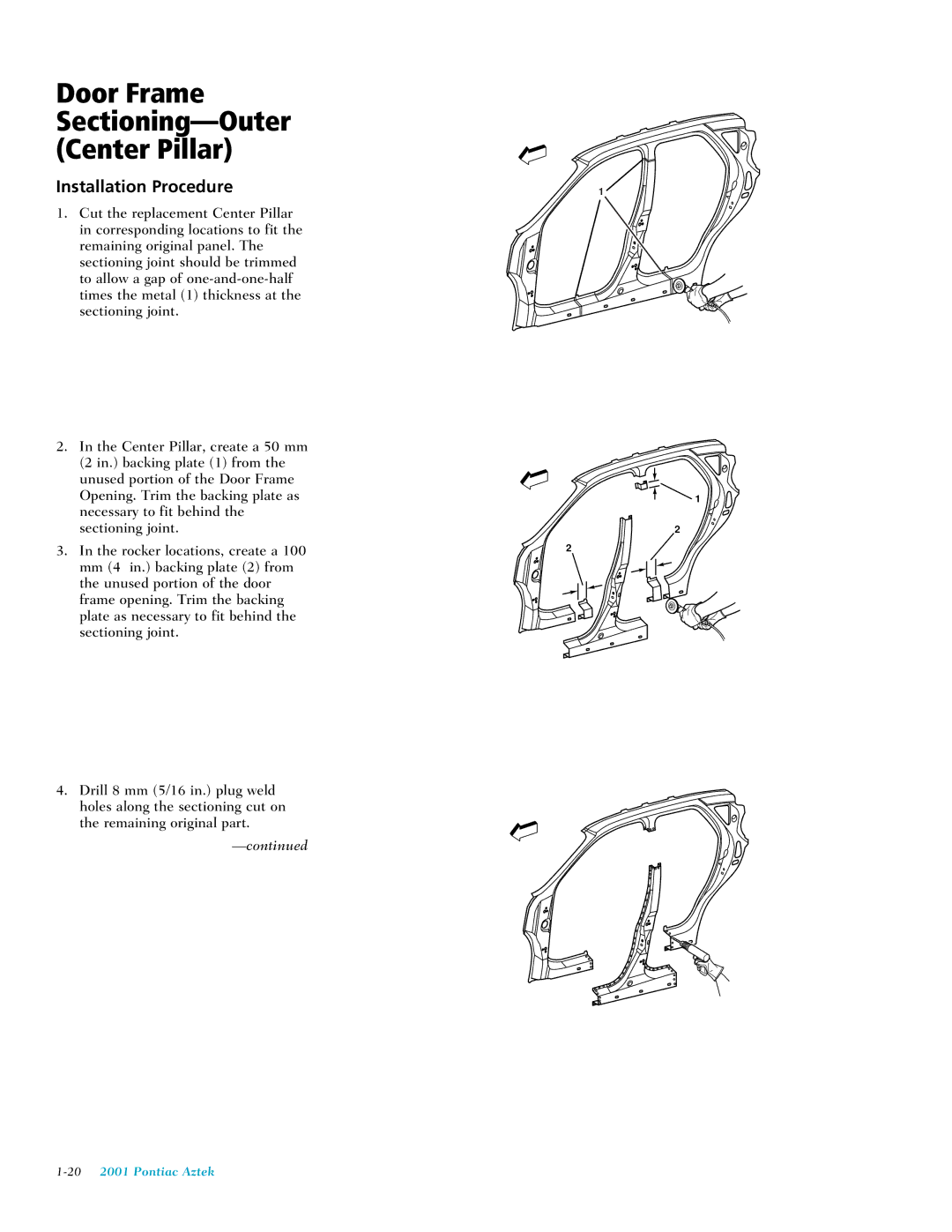 Pontiac 2001 manual Installation Procedure 