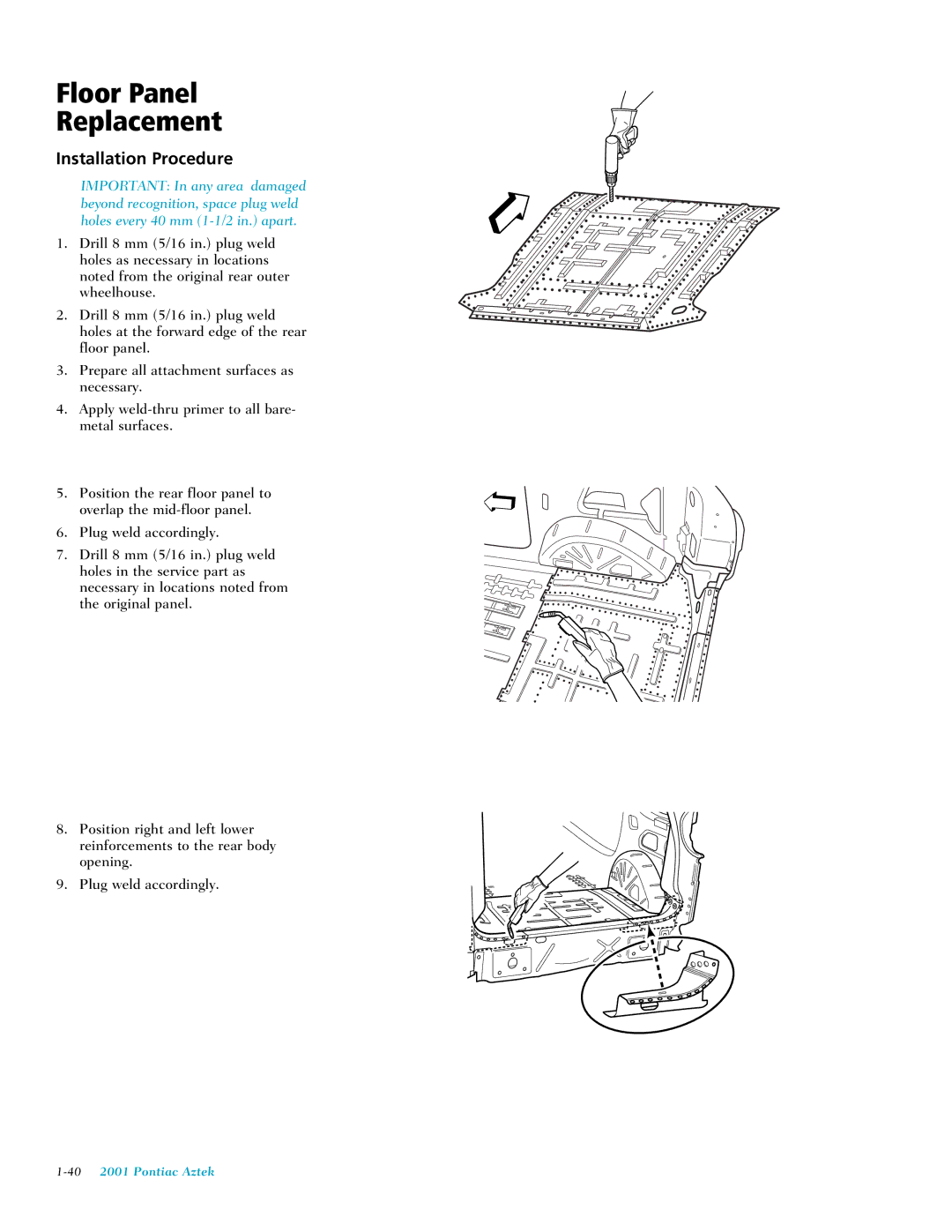 Pontiac 2001 manual Installation Procedure 