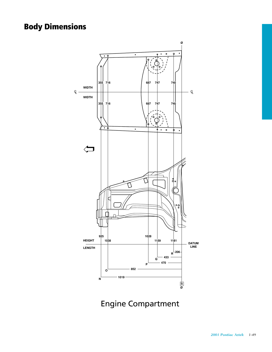 Pontiac 2001 manual Engine Compartment 