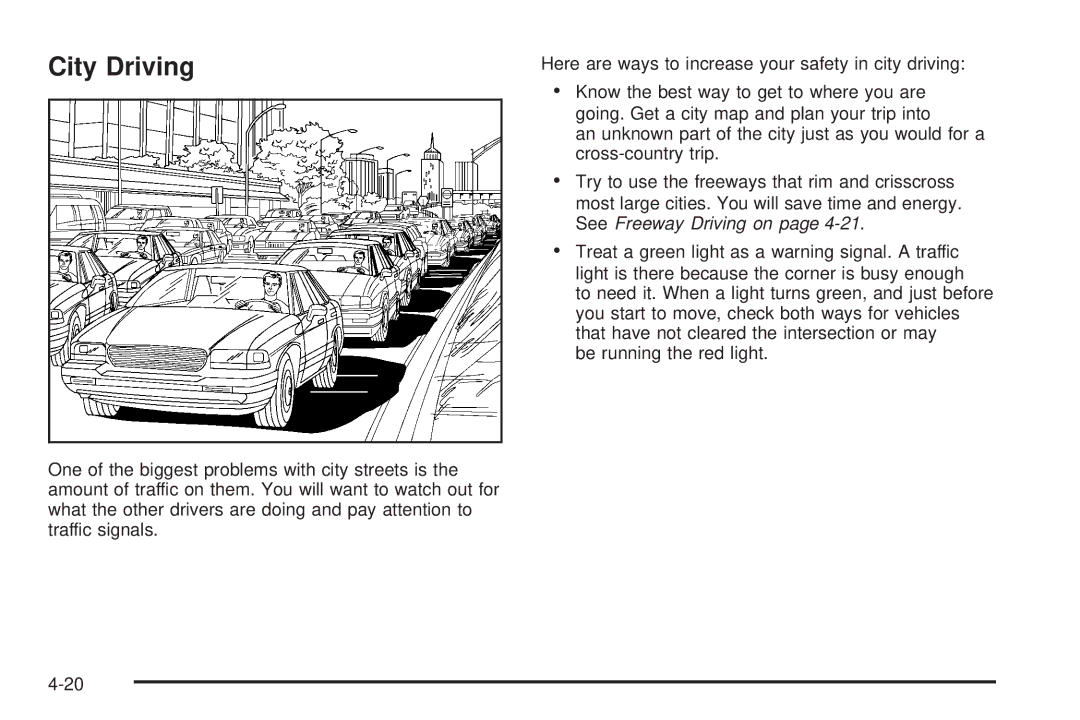 Pontiac 2006 manual City Driving 