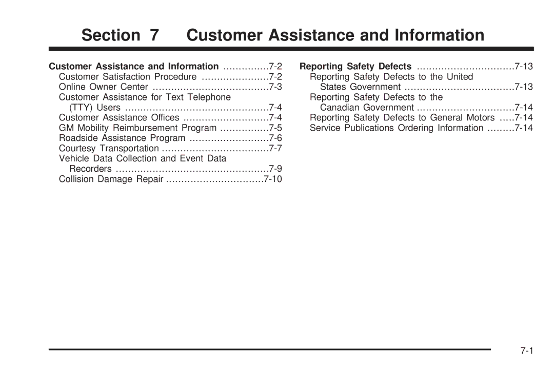 Pontiac 2006 manual Section Customer Assistance and Information 
