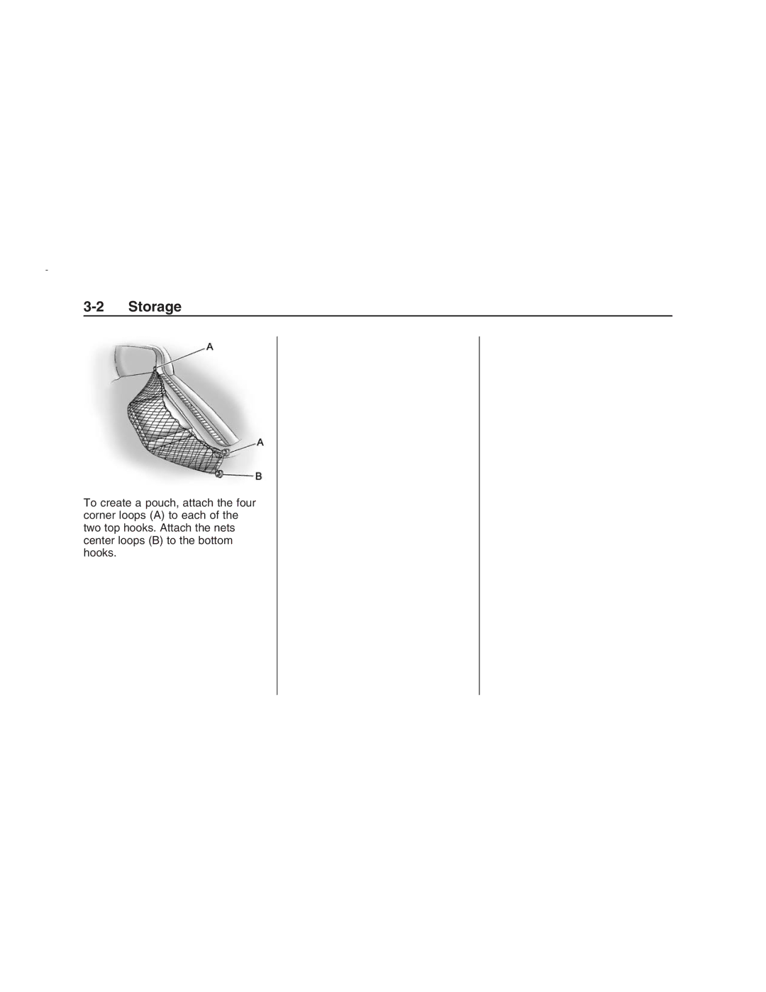 Pontiac G8 manual Storage 