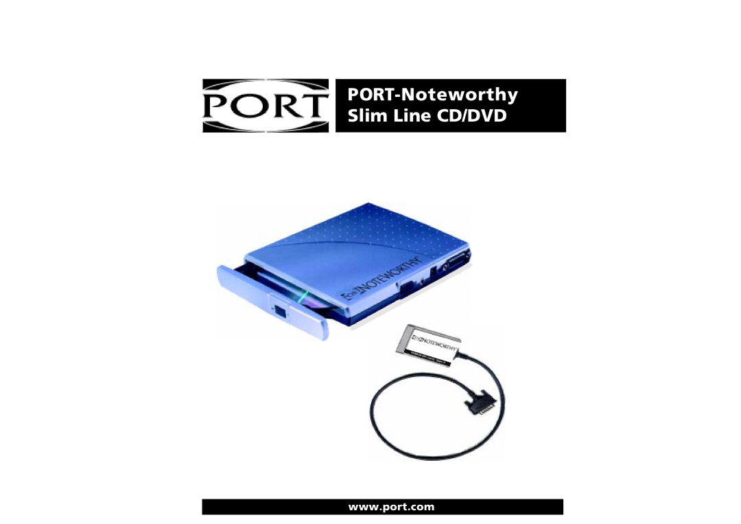 PORT manual PORT-Noteworthy Slim Line CD/DVD 