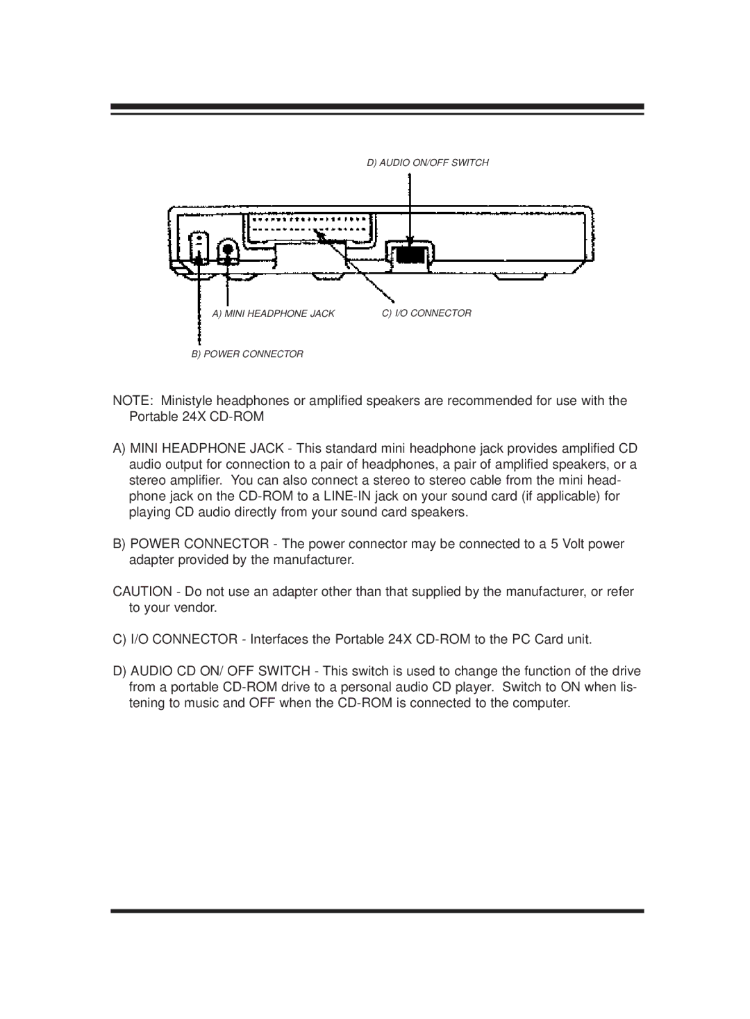 PORT ST24XCDR user manual 