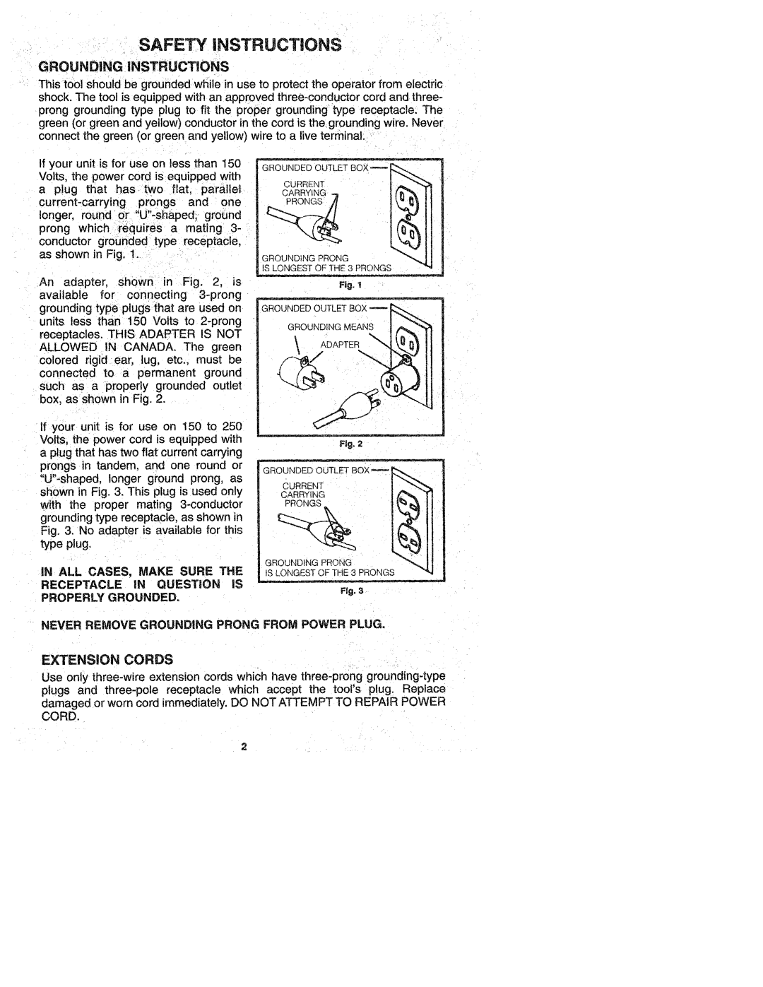 Porter-Cable 1700 manual 