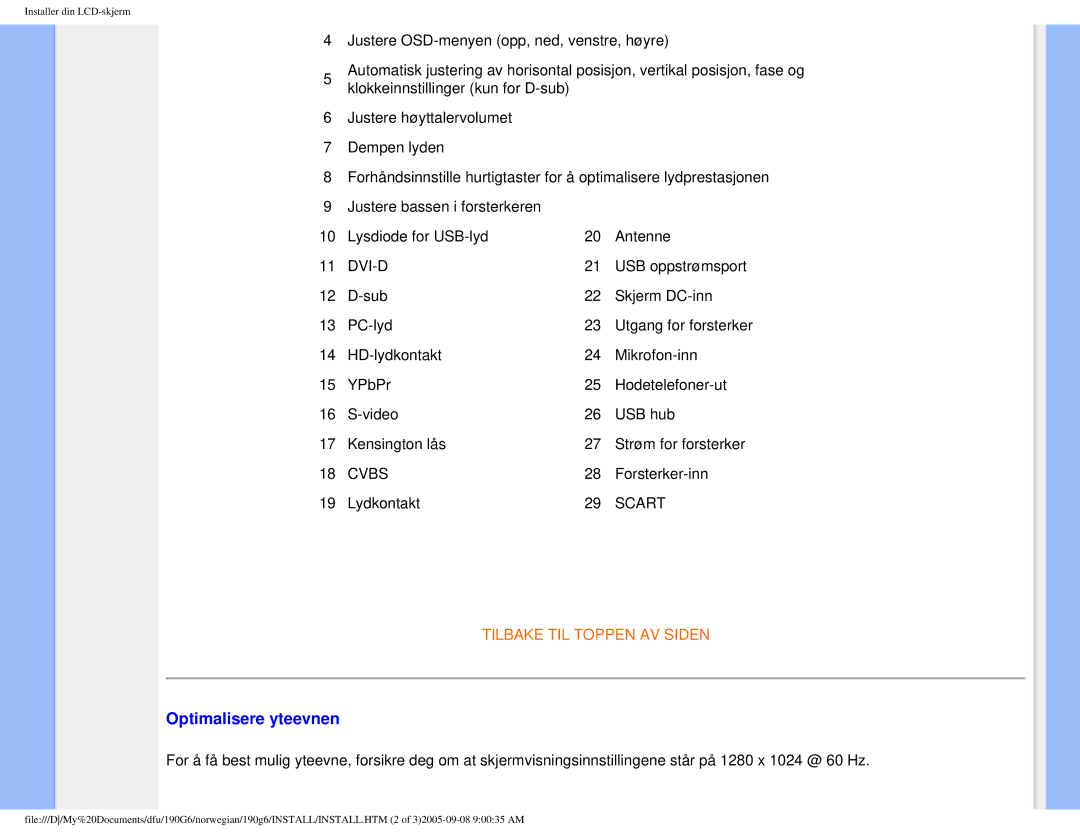 Porter-Cable 190G6 user manual Optimalisere yteevnen 