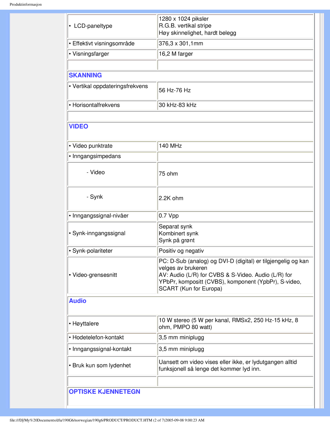 Porter-Cable 190G6 user manual Skanning 