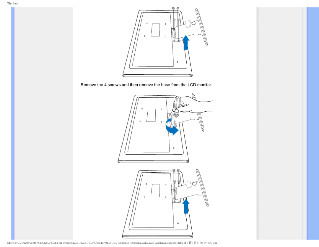 Porter-Cable 223EI user manual Base 