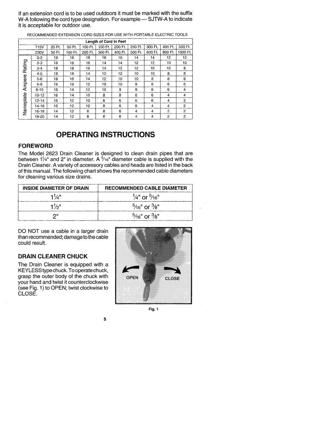 Porter-Cable 2623 manual 